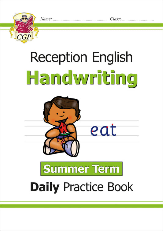 CGP Reception Handwriting Daily Practice Book: Summer Term