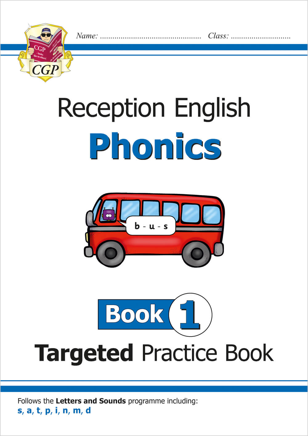 CGP Reception English Phonics Targeted Practice Book - Book 1
