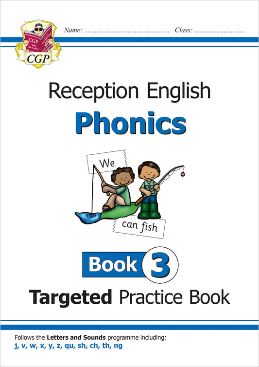 CGP Reception English Phonics Targeted Practice Book - Book 3