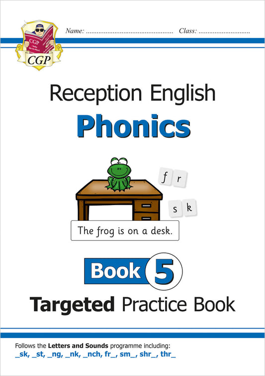 CGP Reception English Phonics Targeted Practice Book - Book 5