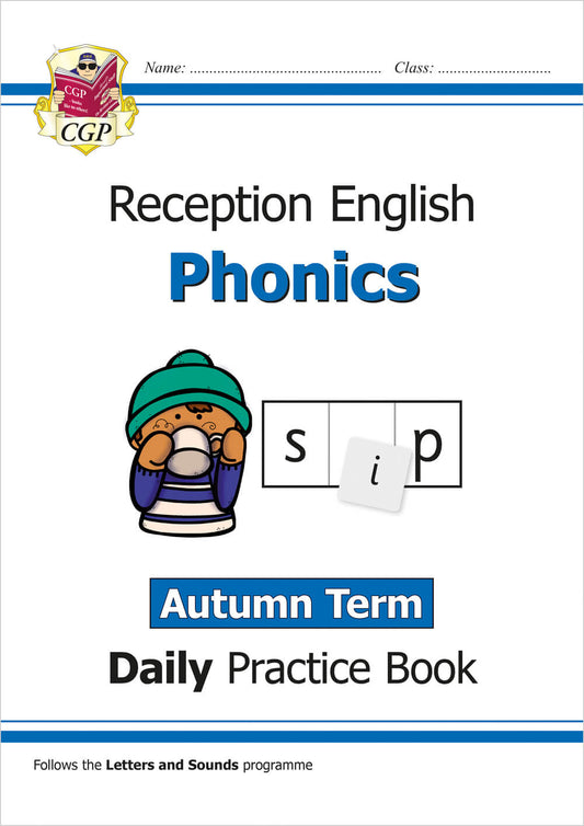 CGP Reception Phonics Daily Practice Book: Autumn Term
