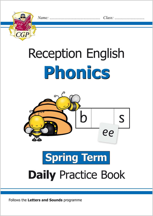 CGP Reception Phonics Daily Practice Book: Spring Term
