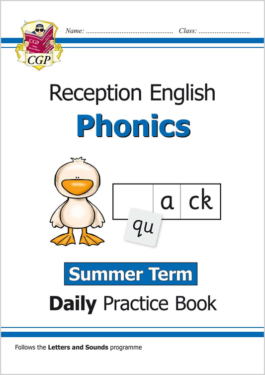 CGP Reception Phonics Daily Practice Book: Summer Term
