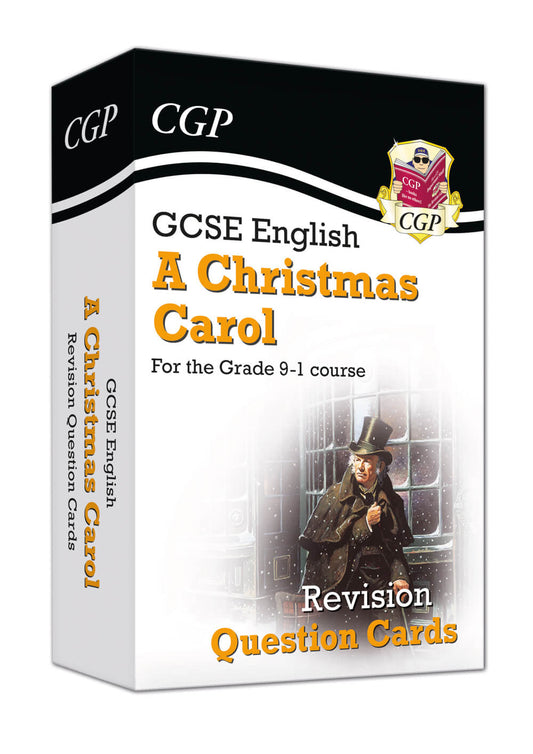 CGP GCSE English - A Christmas Carol Revision Question Cards