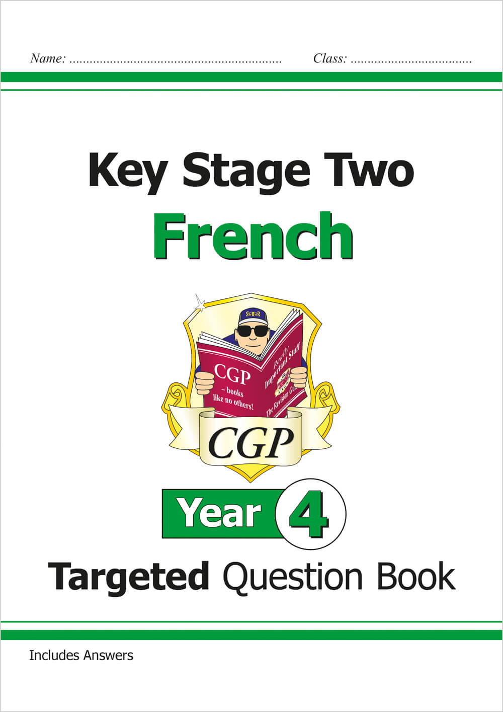 CGP, KS2 French Year 4 Targeted Question Book (with Free Online Audio)