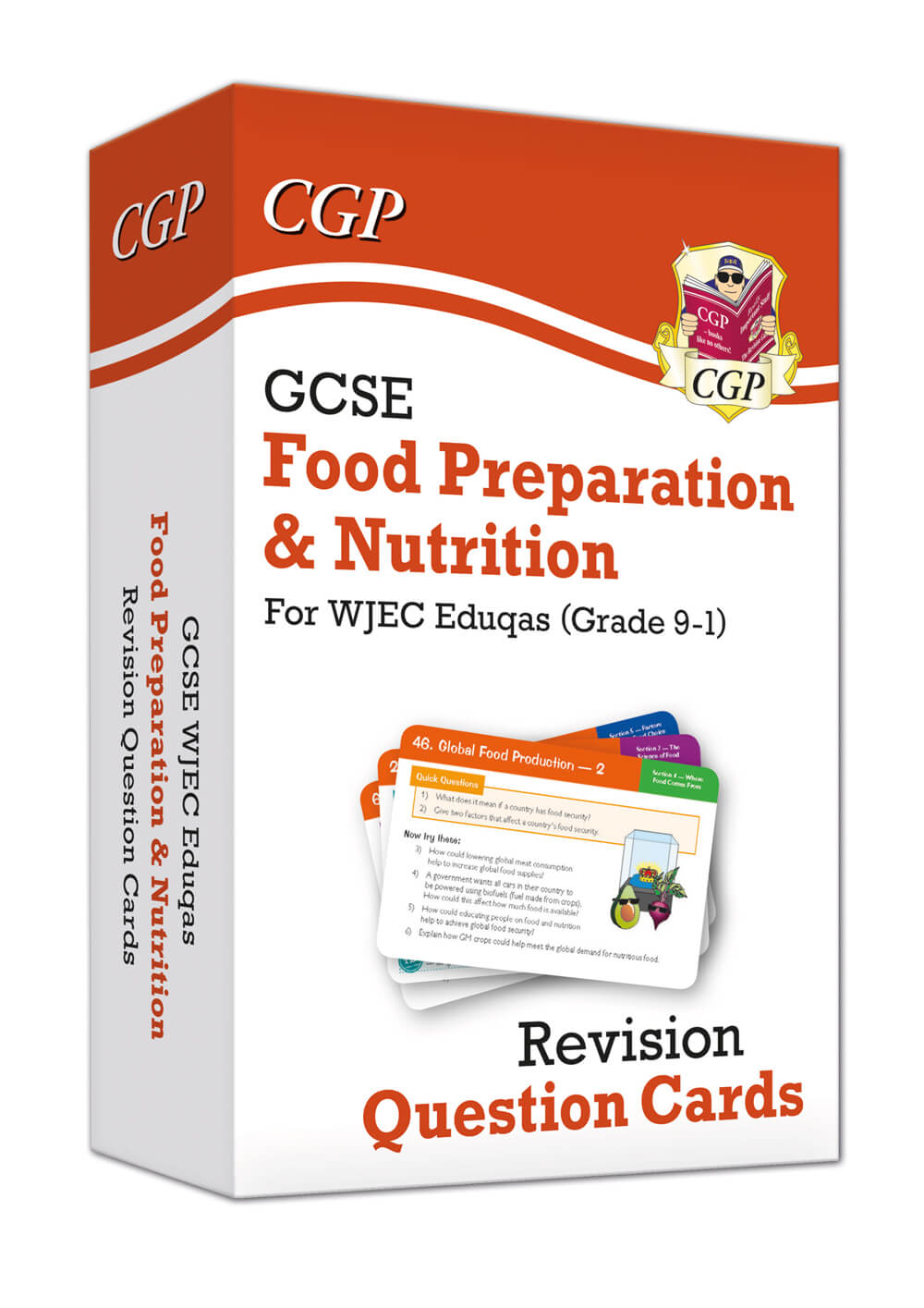 CGP GCSE Food Preparation & Nutrition WJEC Eduqas Revision Question Cards