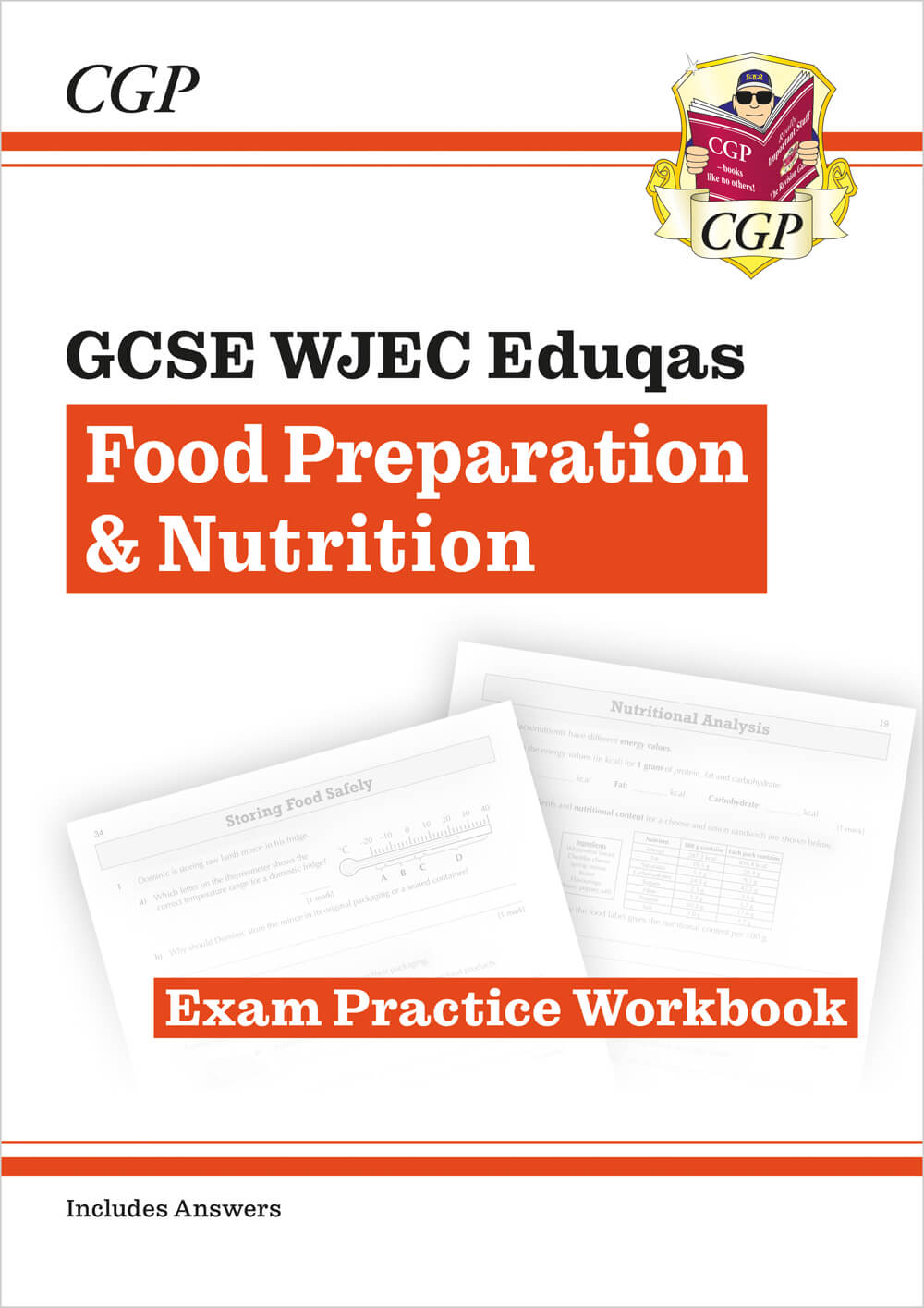 CGP New GCSE Food Preparation & Nutrition WJEC Eduqas Exam Practice Workbook
