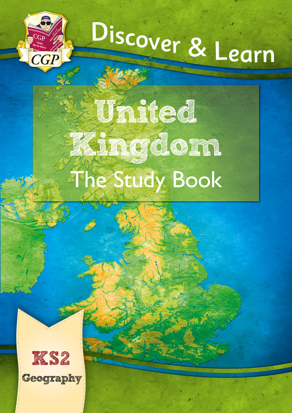 CGP, KS2 Geography Discover & Learn: United Kingdom Study Book