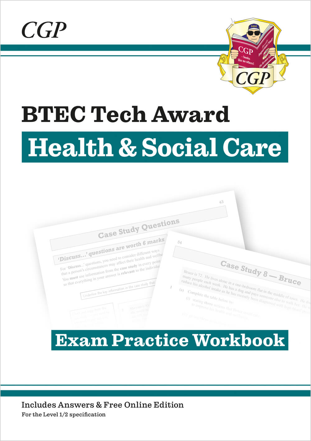 CGP BTEC Tech Award in Health & Social Care: Exam Practice Workbook