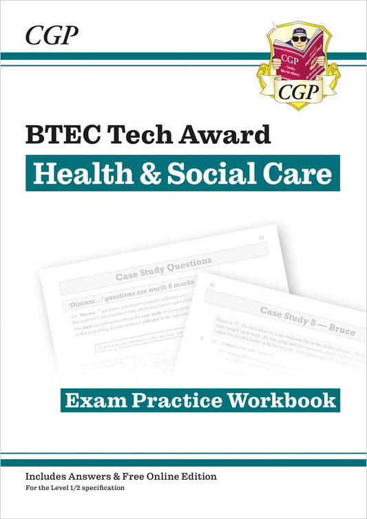 CGP BTEC Tech Award in Health & Social Care: Exam Practice Workbook