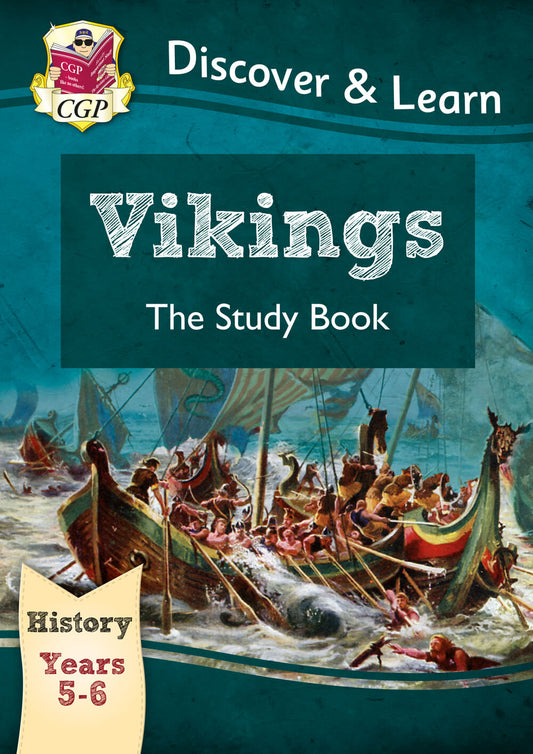 CGP, KS2 History Discover & Learn: Vikings Study Book (Years 5 & 6)