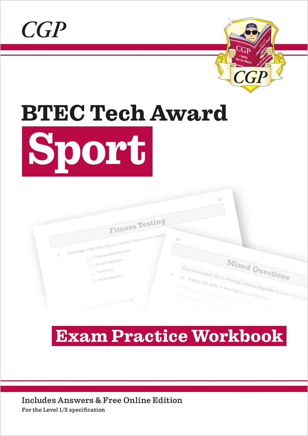 CGP New BTEC Tech Award in Sport: Exam Practice Workbook