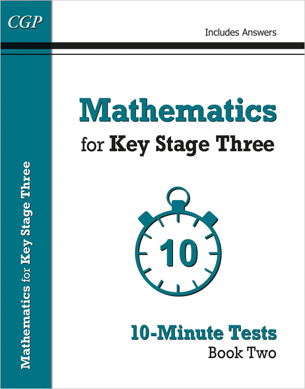 CGP Mathematics for KS3: 10-Minute Tests - Book 2 (including Answers)