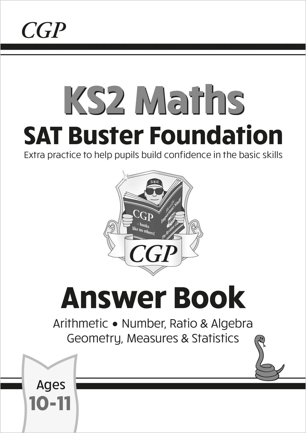 CGP, KS2 Maths SAT Buster Foundation: Answer Book (for the 2025 tests)