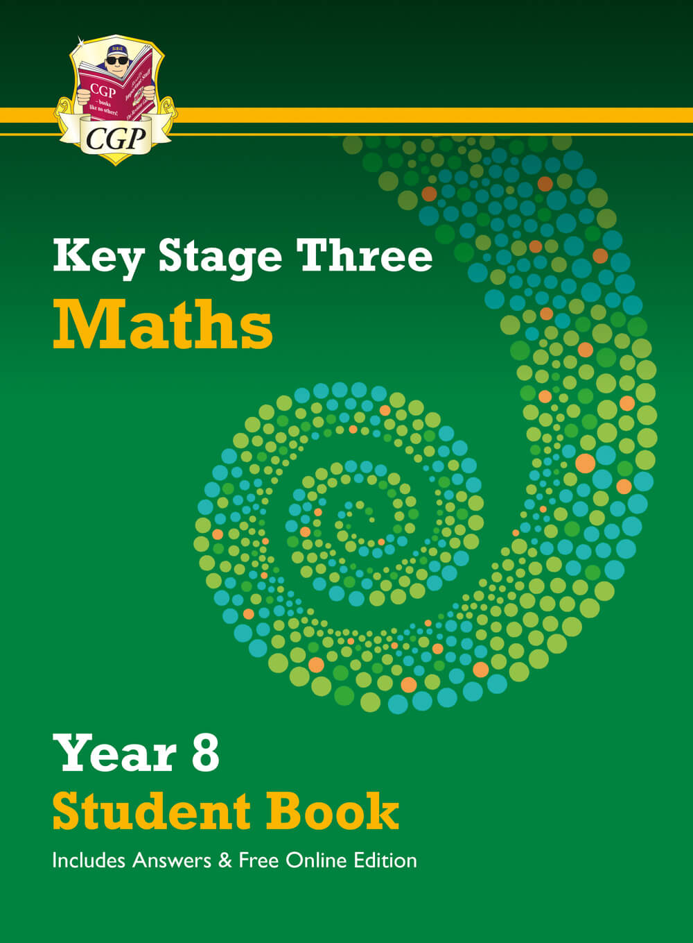 CGP KS3 Maths Year 8 Student Book - with answers & Online Edition