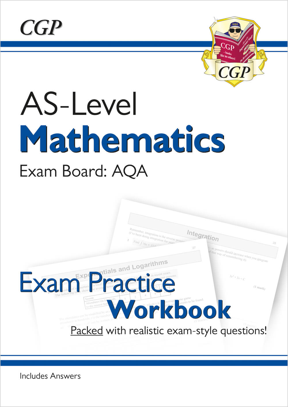 CGP AS-Level Maths AQA Exam Practice Workbook (includes Answers)