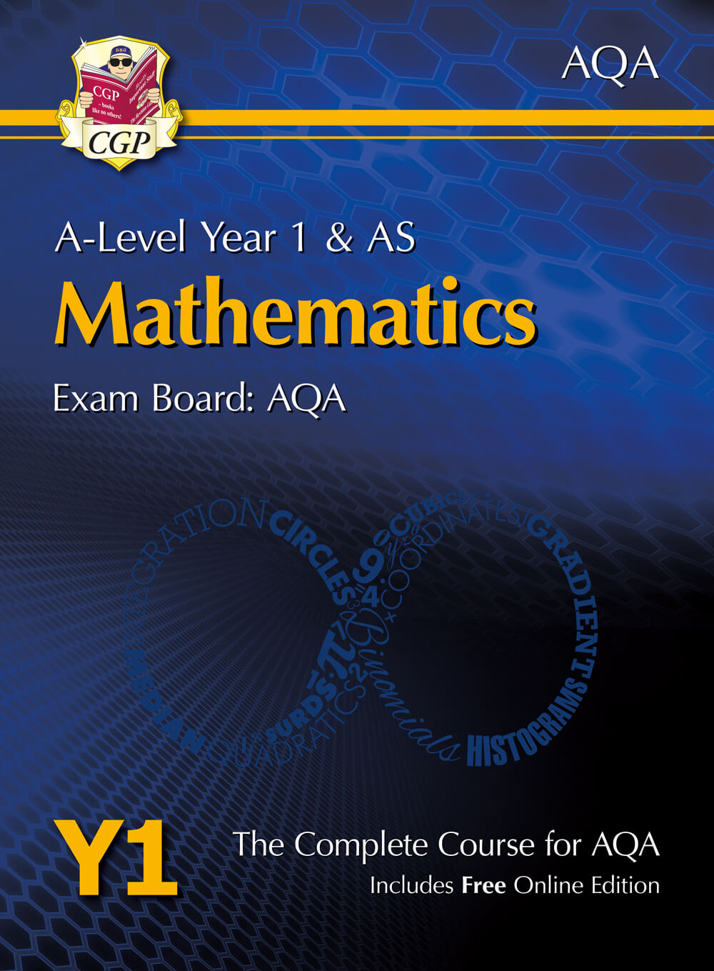 CGP A-Level Maths for AQA: Year 1 & AS Student Book with Online Edition