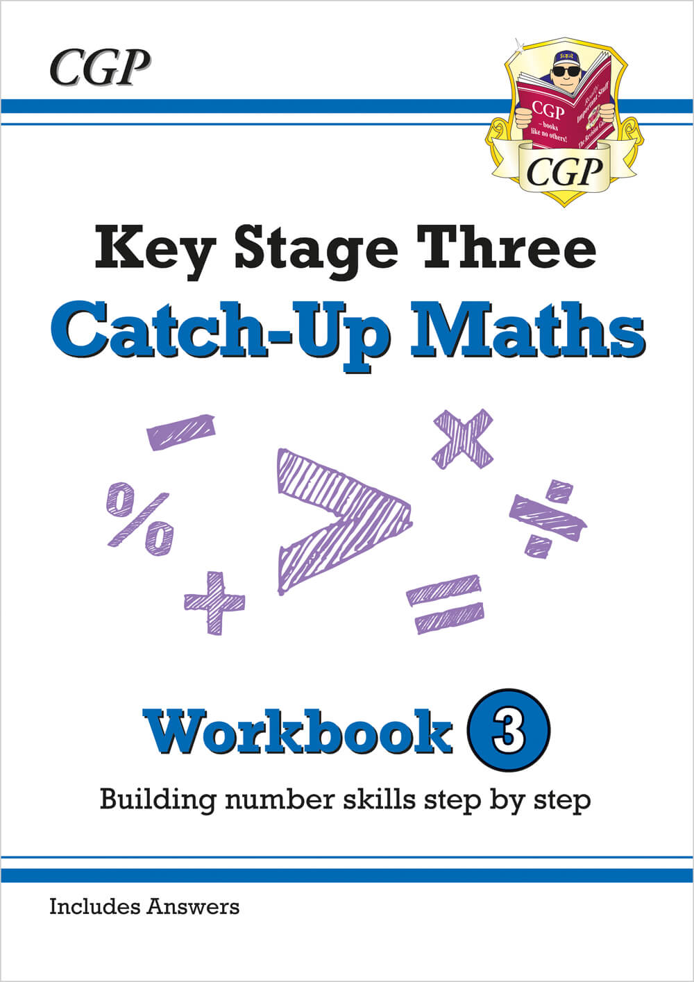 CGP KS3 Maths Catch-Up Workbook 3 (with Answers)
