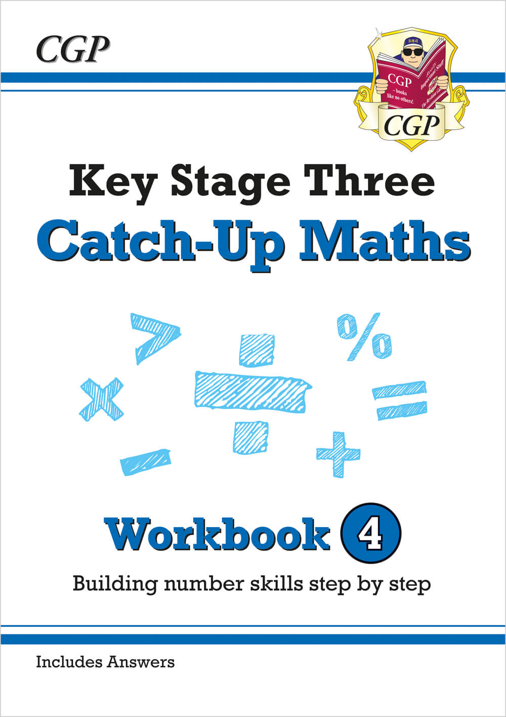 CGP KS3 Maths Catch-Up Workbook 4 (with Answers)