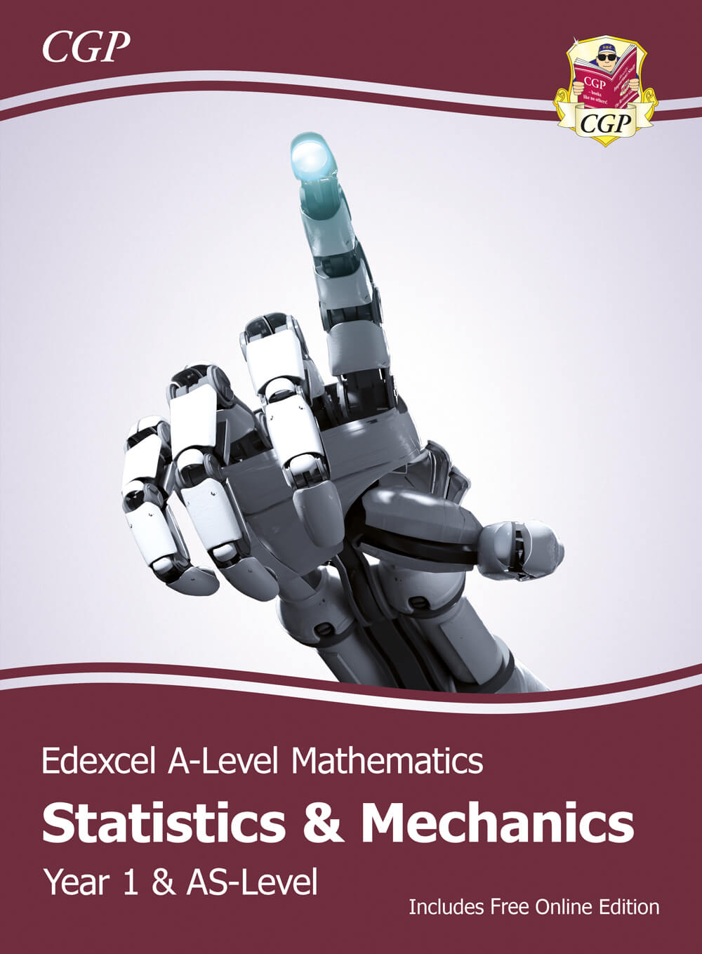 CGP Edexcel AS & A-Level Mathematics Student Textbook - Statistics & Mechanics Year 1/AS + Online Ed