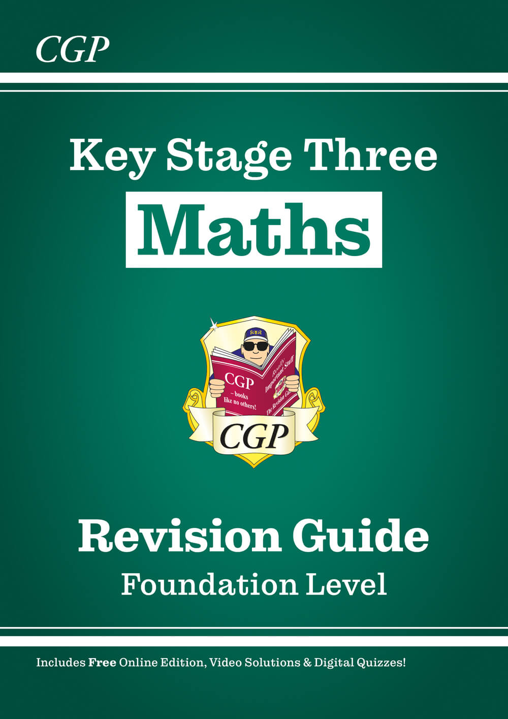 CGP KS3 Maths Revision Guide – Foundation (includes Online Edition, Videos & Quizzes)