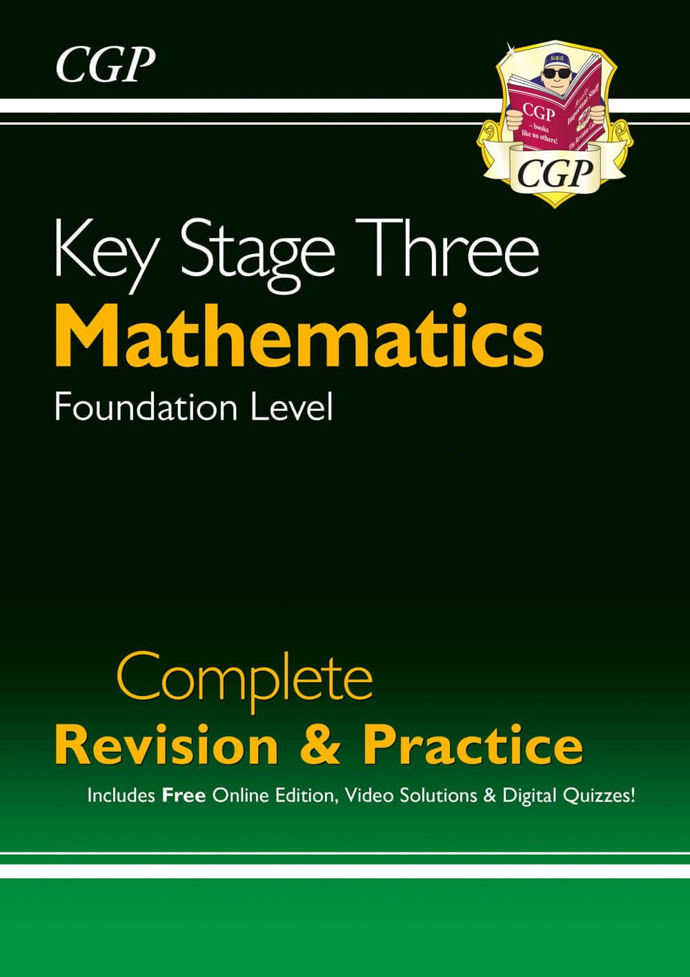 CGP KS3 Maths Complete Revision & Practice – Foundation (includes Online Edition, Videos & Quizzes)