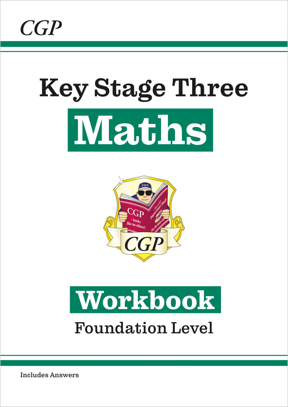 CGP KS3 Maths Workbook – Foundation (includes answers)