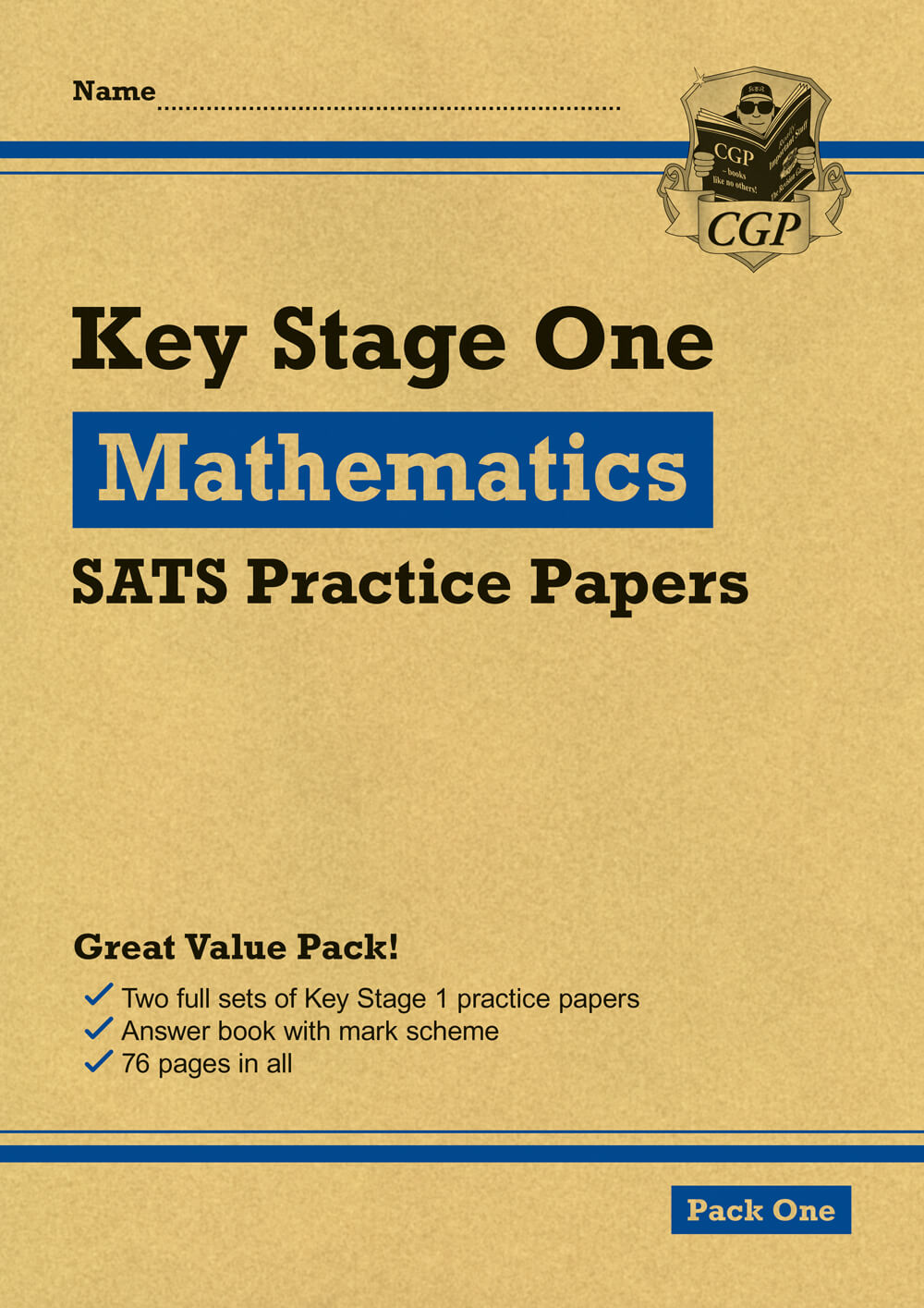 CGP, KS1 Maths SATS Practice Papers: Pack 1 (for end of year assessments)
