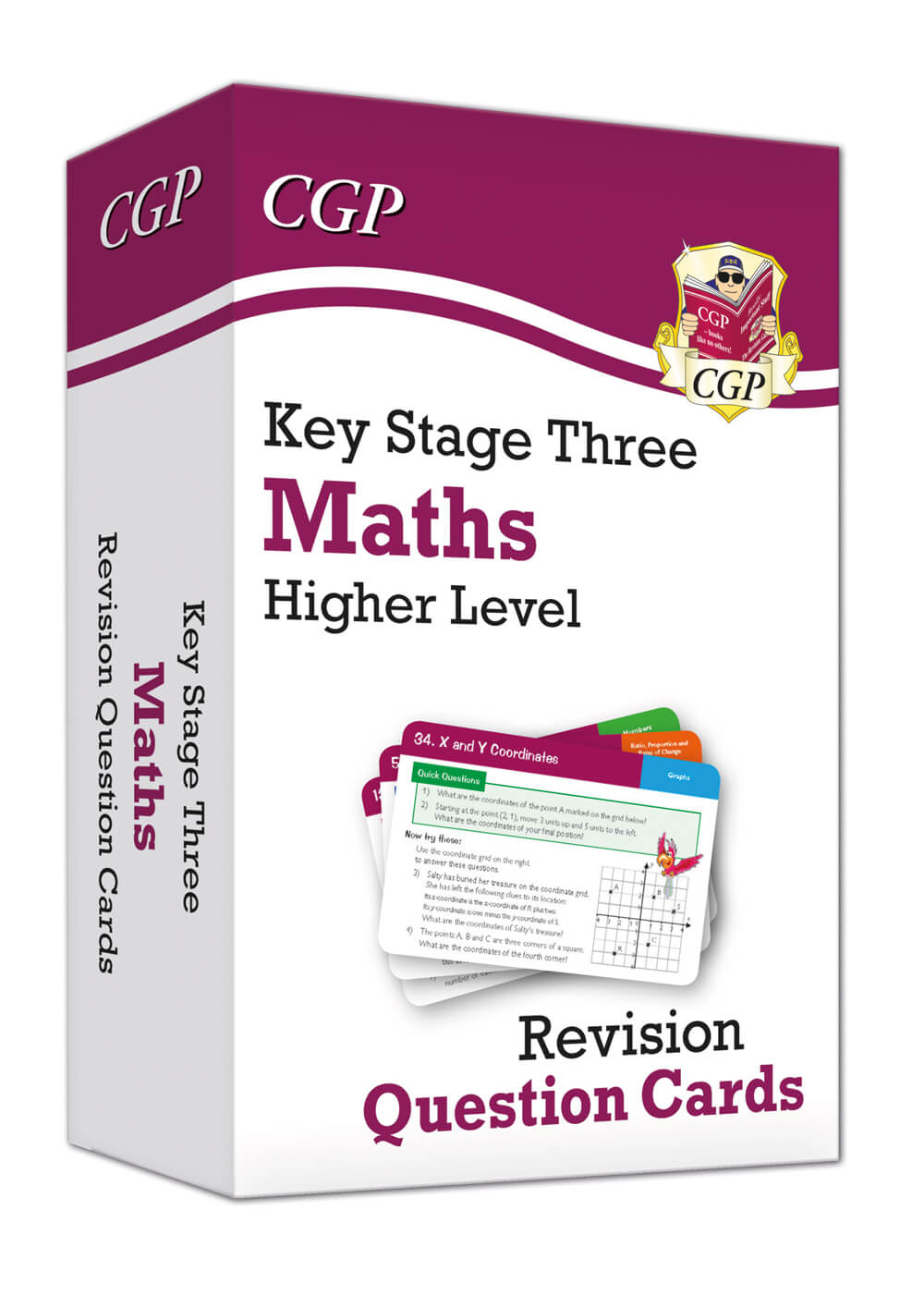 CGP KS3 Maths Revision Question Cards - Higher