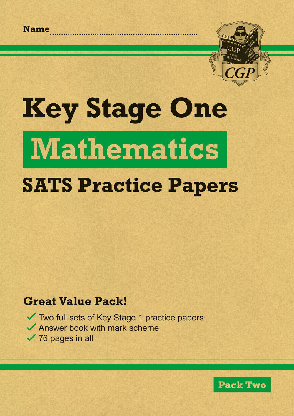 CGP, KS1 Maths SATS Practice Papers: Pack 2 (for end of year assessments)