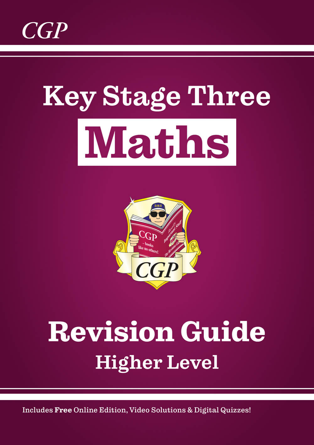 CGP KS3 Maths Revision Guide – Higher (includes Online Edition, Videos & Quizzes)