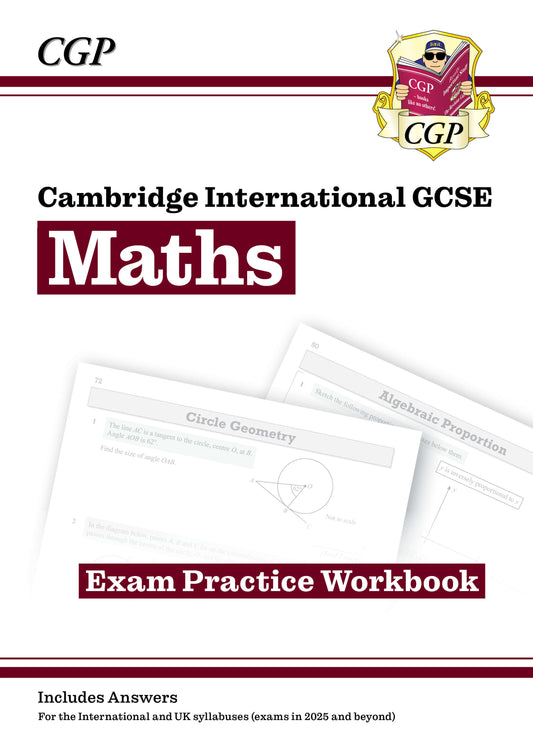 CGP New Cambridge International GCSE Maths Exam Practice Workbook: Core & Extended