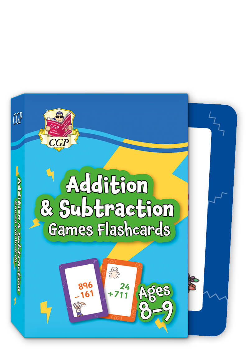 CGP, Addition & Subtraction Games Flashcards for Ages 8-9 (Year 4)