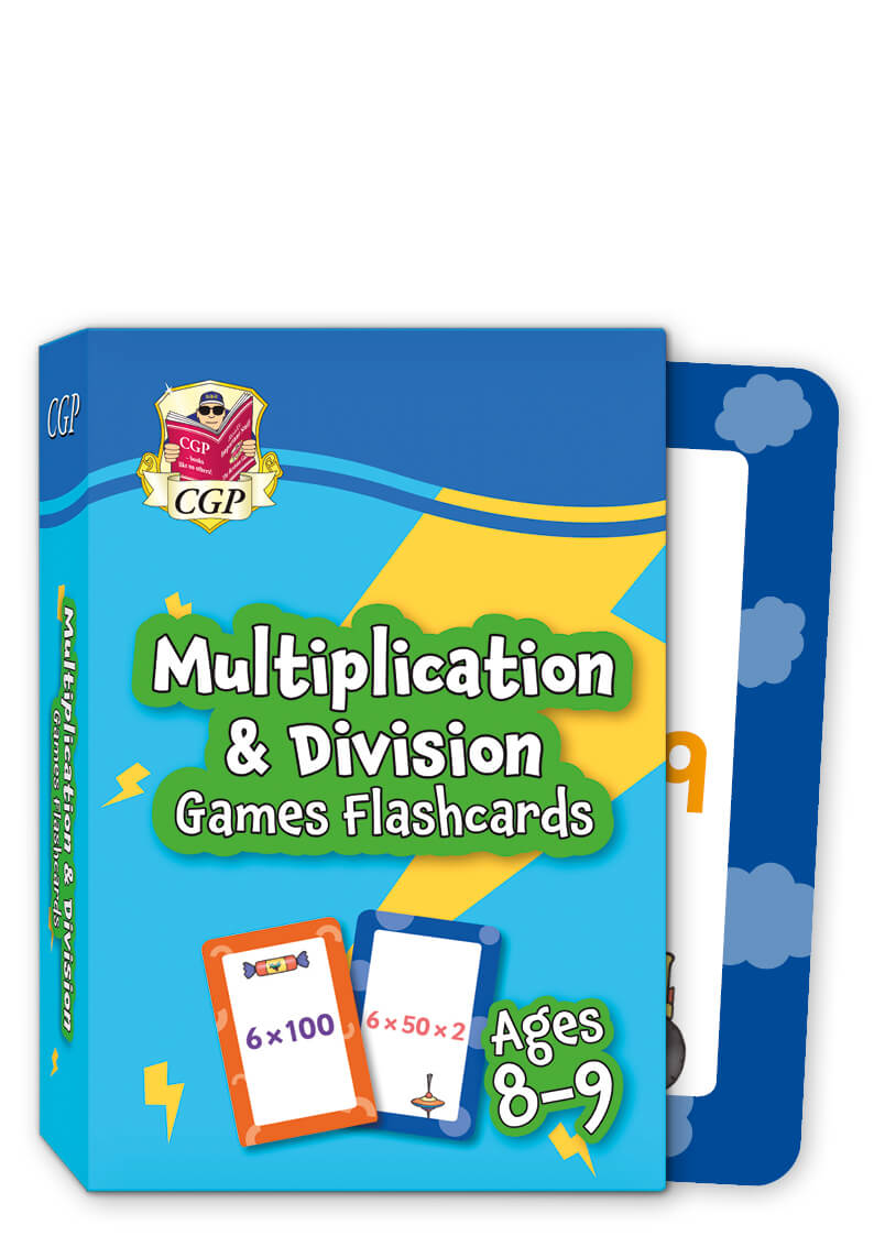 CGP, Multiplication & Division Games Flashcards for Ages 8-9 (Year 4)