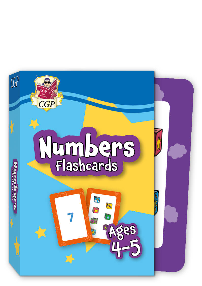 CGP Numbers Flashcards for Ages 4-5 (Reception)