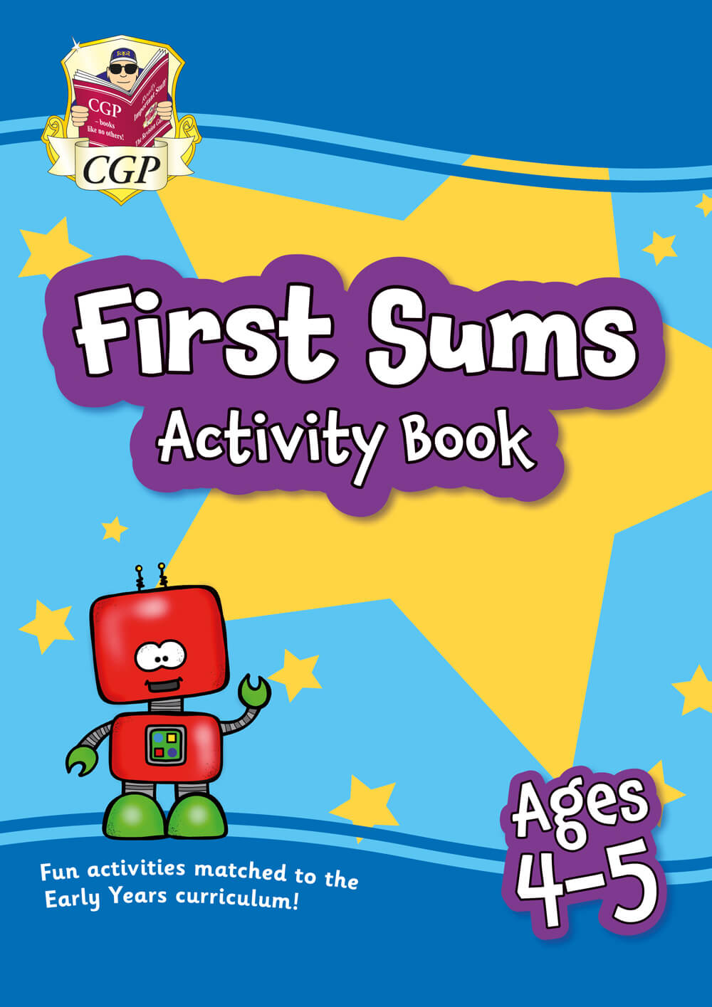 CGP First Sums Activity Book for Ages 4-5 (Reception)