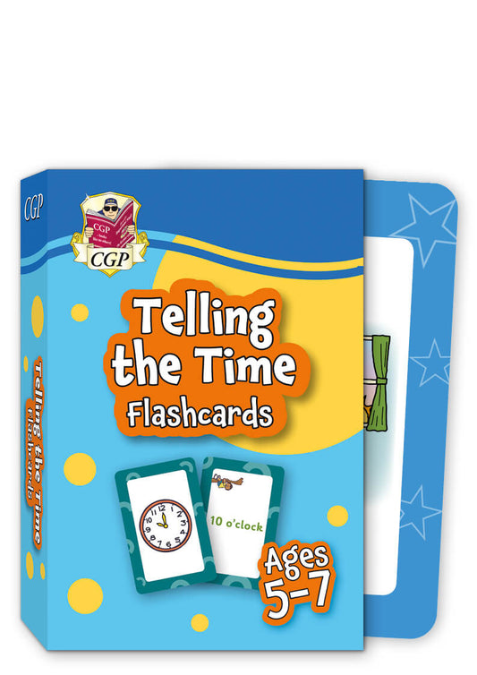CGP, Telling the Time Flashcards for Ages 5-7