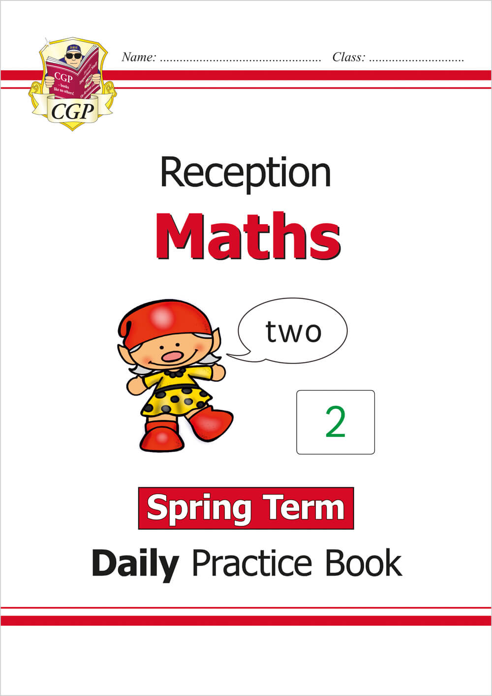 CGP Reception Maths Daily Practice Book: Spring Term