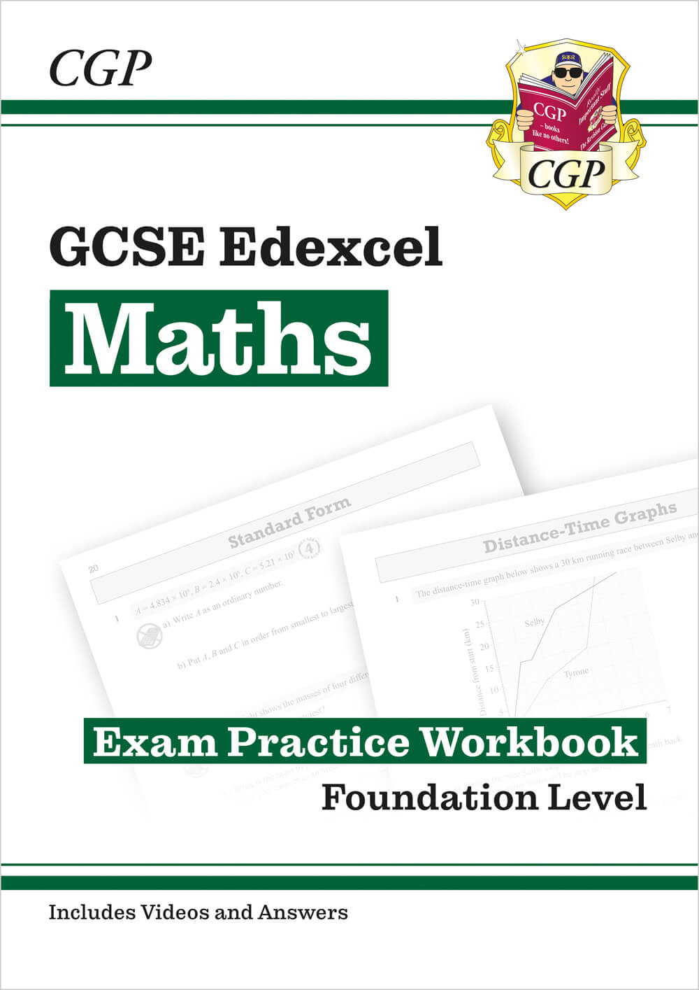 CGP GCSE Maths Edexcel Exam Practice Workbook: Foundation - includes Video Solutions and Answers