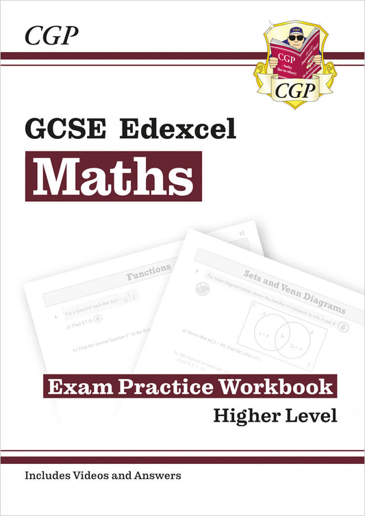 CGP GCSE Maths Edexcel Exam Practice Workbook: Higher - includes Video Solutions and Answers
