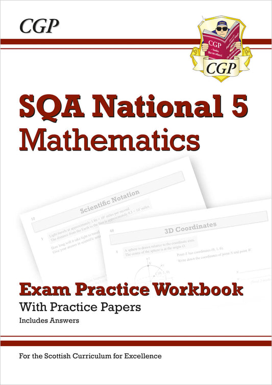 CGP National 5 Maths: SQA Exam Practice Workbook - includes Answers