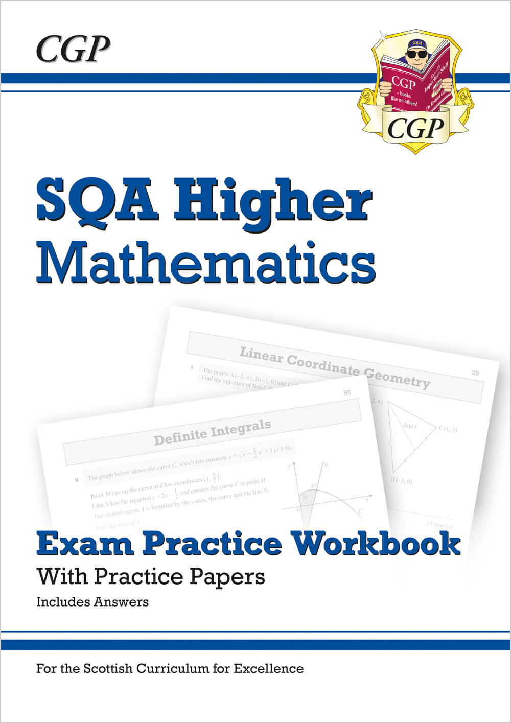 CGP CfE Higher Maths: SQA Exam Practice Workbook - includes Answers