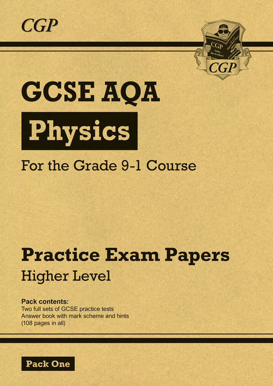 CGP GCSE Physics AQA Practice Papers: Higher Pack 1