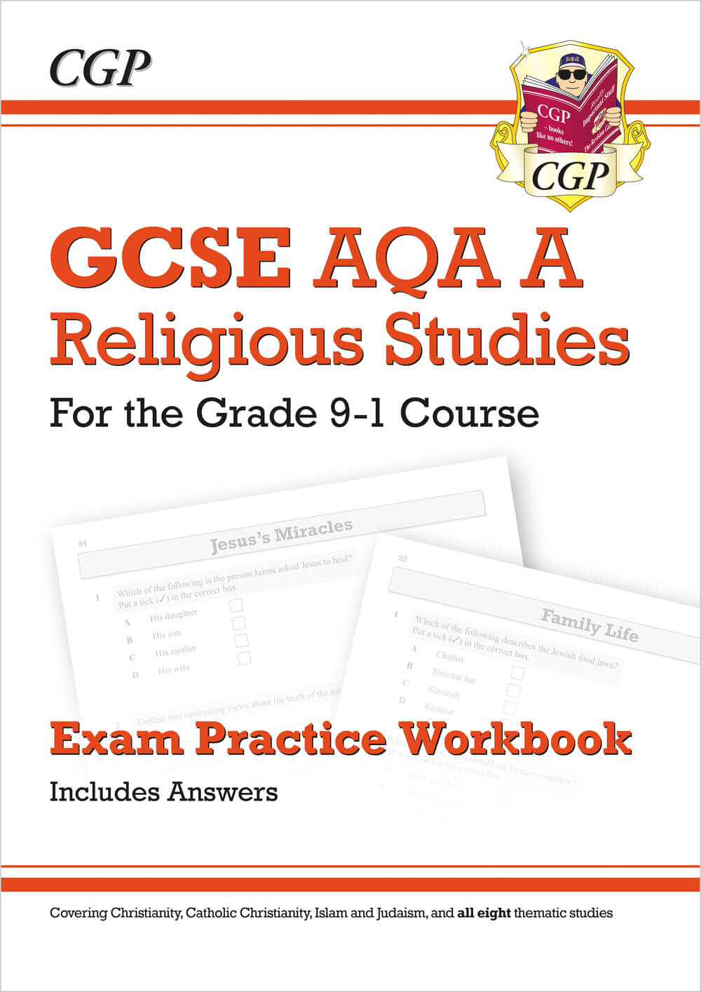 CGP GCSE Religious Studies: AQA A Exam Practice Workbook (includes Answers)