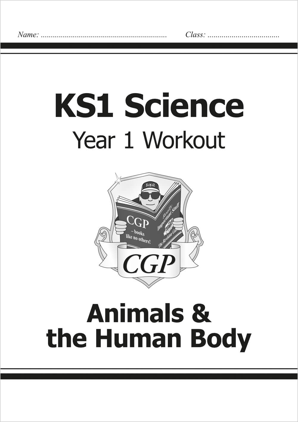 CGP, KS1 Science Year 1 Workout: Animals & the Human Body
