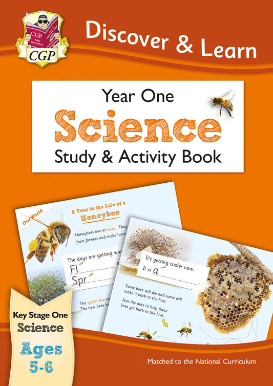 CGP, KS1 Science Year 1 Discover & Learn: Study & Activity Book