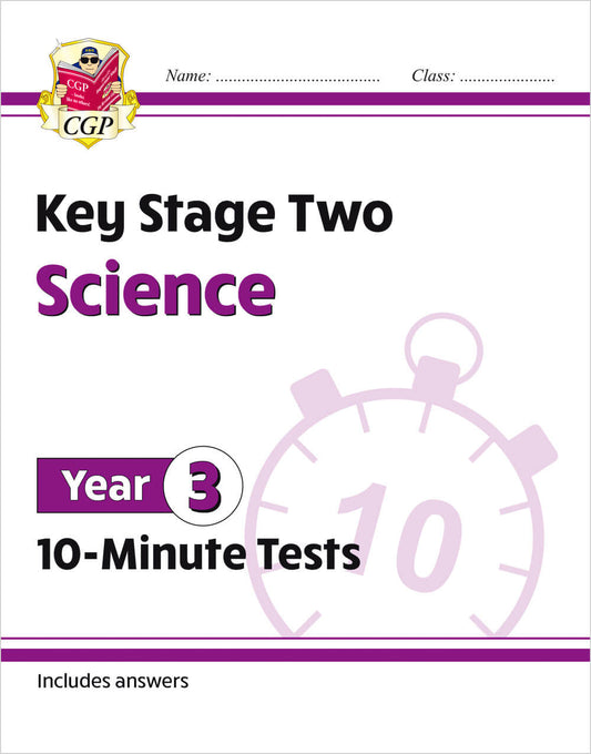 CGP, KS2 Year 3 Science 10-Minute Tests