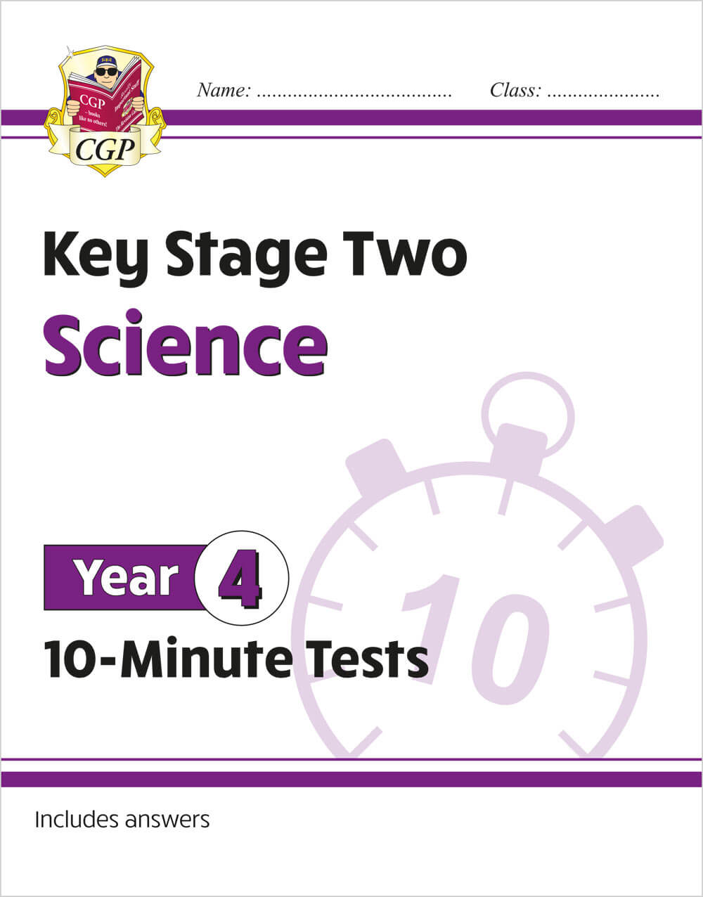 CGP, KS2 Year 4 Science 10-Minute Tests