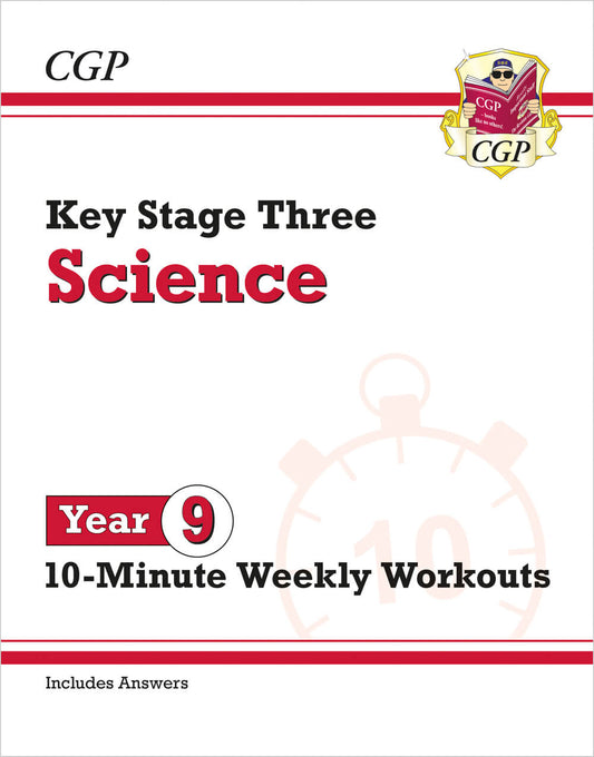 CGP New KS3 Year 9 Science 10-Minute Weekly Workouts (includes answers)