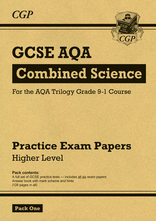CGP GCSE Combined Science AQA Practice Papers: Higher Pack 1